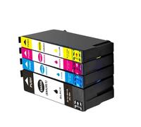 Cartouche d'encre T802XL T802 802XL 802 XL Accessoires for Imprimantes À Jet d'encre - Compatible avec Epson WF-4720 WF-4730 WF-4734 WF-4740 WF-4745(Set)