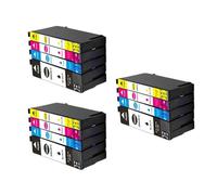 Cartouche d'encre T802XL T802 802XL 802 XL Accessoires for Imprimantes À Jet d'encre - Compatible avec Epson WF-4720 WF-4730 WF-4734 WF-4740 WF-4745(3 Set)