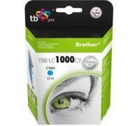 Cartouche d'encre TB compat. avec Brother LC1000C 100% N