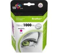 Cartouche d'encre TB compat. avec Brother LC1000M 100% N