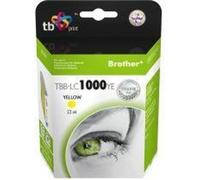 Cartouche d'encre TB compat. avec Brother LC1000Y 100% N