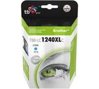 Cartouche d'encre TB compat. avec Brother LC1240C 100% nouveau