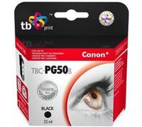 Cartouche d'encre TB compat. avec Canon PG-50, 0616B001 Bk