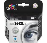 Cartouche d'encre TB compat. avec HP CB323EE (No.364), TBH-364XLCR, Cyan
