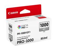 Cartouche d'encre traceur CANON PFI-1000GY gris pour Prograf Pro-1000 (80ml)