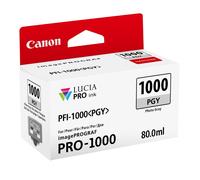 Cartouche d'encre traceur CANON PFI-1000PGY photo gris pour Prograf Pro-1000 (80ml)