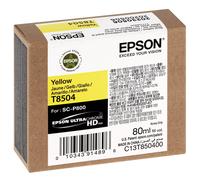 Cartouche d'encre traceur EPSON SC-P800 - Jaune - 80ml - T8504