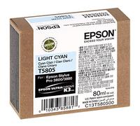 Cartouche d'encre traceur EPSON T5805 Pour imprimante 3800/3880 Cyan clair - 80ml