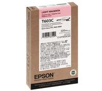 Cartouche d'encre traceur EPSON T603C Pour imprimante 7800/9800 Magenta clair - 220ml