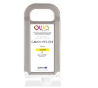 Cartouche d'encre traceur remanufacturable OWA - standard - Jaune - pour CANON PFI-703 Y