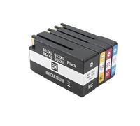 Cartouche d'encre Universelle 952XL, 953XL, 954XL et 955XL for imprimantes HP OfficeJet Pro 7740, 8710, 8715, 8720, 8730, 8740, 8210, 8216 et 8725(1 Set 4pcs)