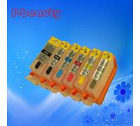 Cartouche d'encre vide de haute qualité, Compatible avec Canon Pixma IP4840 MG5140 5240 MG6110 6120 6140 MG6150 MG8120 8140 8150 (6 pièces)