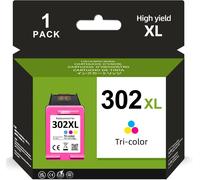 Cartouche d'imprimante 302 XL, 302 XL Couleur Remanufacturée pour HP 302xl Cartouche d'imprimante pour HP Deskjet 1110 2130 3632 3630 3634 3636 Envy 4520 4523 4527 officejet 3830 3831 3832 3835 4650