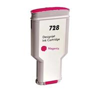 Cartouche d'imprimante 728 Compatible avec HP DesignJet F9J67A/F9J66A/F9J65A/T830/T730(Magenta 130ml)
