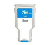 Cartouche d'imprimante multifonction 300 ml 766 compatible avec HP DesignJet XL 3600(1 Cyan)