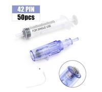 Cartouche D'injecteur D'eau Avec Tube De Seringue,Stylo Derma,3d,5d,12/24/36 Broches,10/30/50 Pièces - Type 50pcs 42pin
