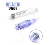 Cartouche D'injecteur D'eau Avec Tube De Seringue,Stylo Derma,3d,5d,12/24/36 Broches,10/30/50 Pièces - Type 50pcs 36pin