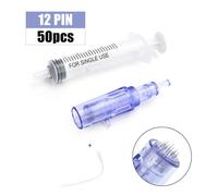 Cartouche D'injecteur D'eau Avec Tube De Seringue,Stylo Derma,3d,5d,12/24/36 Broches,10/30/50 Pièces - Type 50pcs 12pin