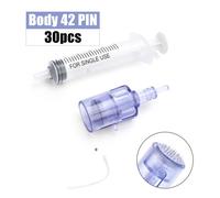Cartouche D'injecteur D'eau Avec Tube De Seringue,Stylo Derma,3d,5d,12/24/36 Broches,10/30/50 Pièces - Type 30pcs Body 42pin