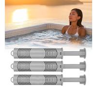 Cartouche d'Ions Argent pour Sources Chaudes,Bâton Minéral pour - Système Naturel Résistant à la Chaleur pour Eau Douce Utilisation Intérieur Extérieur
