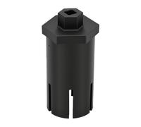 Cartouche D'outil de Toilette à Assistance Pneumatique, Conception | Multi-fentes pour une prise sûre, Construction métallique, Efficace pour l\'entretien des valves, Compatible avec les