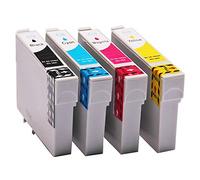 Cartouche Encre Compatible Pack de 4 Epson 502XL C13T02W64010 Série Jumelle - pour Imprimante Epson