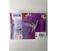 Epson Hummingbird Multipack "Colibri" (T0807) - Encres Claria N, C, M, J, Cc, Mc