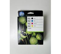 HP 912 Pack de 4 cartouches d'encre Noir/Cyan/Magenta/Jaune authentiques