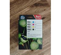 HP 950XL High Yield Black/951XL High Yield Cyan/Magenta/Yellow 4-pack Original Ink Cartridges cartouche d'encre 4 pièce(s) Rendement élevé (XL) Noir, Cyan, Magenta, Jaune