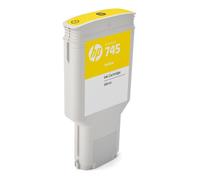 HP 745 cartouche d'encre Jaune authentique F9K02A (TVA incluse)