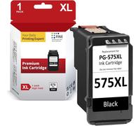 Cartouche Encre Noire Haute Capacite Pour Imprimantes Canon Pixma TS3550i TS3551i TS3750i TS3751i TS3752i TR4750i TR4751i TR4755i TR4756i Compatible PG-575 XL 1 Unite