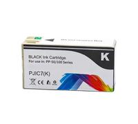 Cartouche Encre PJIC7 Compatible avec Epson Discproducer PP-100 PP-50 | Impression Disque, Encre Pigmentée, Sortie Stable, Cartouche Remplacement, Résultats Nets(BK)