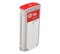 HP Cartouche d'encre DesignJet 745 rouge chromatique, 130 ml