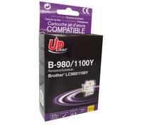 Cartouche encre UPrint compatible BROTHER LC-980/LC-1100Y jaune