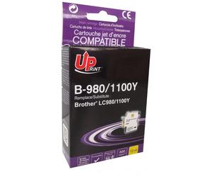 Cartouche encre UPrint compatible BROTHER LC-980/LC-1100Y jaune