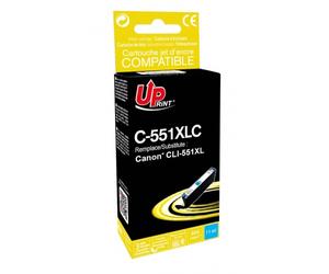Cartouche encre UPrint compatible CANON CLI-551 XL cyan