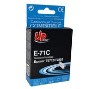Cartouche encre UPrint compatible EPSON T0712 XL cyan