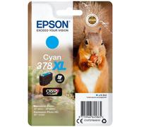 CARTOUCHE EPSON CYAN 378XL / écureuil t378 t379 t3792 378 XL bleue bleu noir