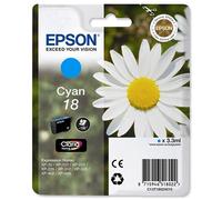 CARTOUCHE EPSON CYAN T1802 / paquerette marguerite t18 18 bleu pas noire magenta