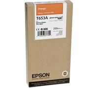 Cartouche d'encre traceur EPSON T653A Pour imprimante 4900 Orange - 200ml
