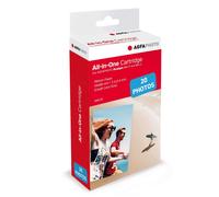 Cartouche et papier photo instantané Agfa kit 20 photos