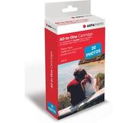 AgfaPhoto Cartouche & papiers AMC20 – 20 photos 5,3×8,6 – Compatible Realipix Mini S/P, Kodak Mini