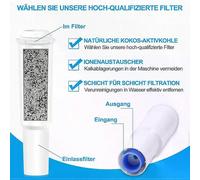 Cartouche filtrante 3 pièces pour filtre à eau Jura Claris blanc, compatible avec les machines à café