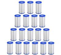 Cartouche filtrante A - Lot de 18 | Pour pompes filtrantes Intex et Bestway