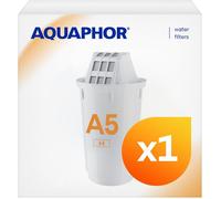 Cartouche filtrante A5 H Pack 1 I Filtre le calcaire et le chlore ainsi que les métaux lourds et autres substances I 350 l eau claire et délicieuse I Avec technologie Aqualen I Pour une