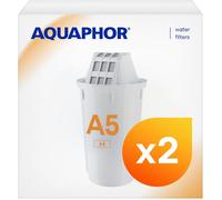 Cartouche Filtrante A5 H Pack 2 I Filtre Le Calcaire Et Le Chlore Ainsi Que Les Métaux Lourds Et Autres Substances I 350 L Eau Claire Et Délicieuse I Avec Technologie Aqualen I Pour Une