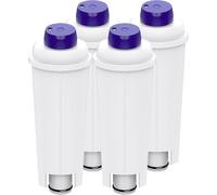 Cartouche Filtrante Compatible DeLonghi - Lot de 4 Filtres à Eau Universels pour Machine à Café Espresso, Système Anti-Calcaire, Améliore le Goût de l’Eau.