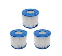 Cartouche Filtrante De Piscine, Compatible Avec Flowclear Lay-Z-Spa, Accessoires De Remplacement For Filtre D'aspirateur(3pcs)