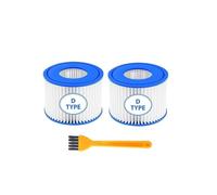 Cartouche Filtrante De Piscine De Type D Compatible, Compatible Avec Les Spas Summer Hot Tub Waves SFS-600, SFS-350, RP-350, RP-400, RP-600 Et RX-600, Accessoires For Aspirateurs(2PCS)