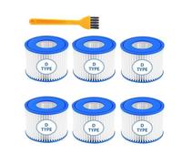 Cartouche Filtrante De Piscine De Type D Compatible, Compatible Avec Les Spas Summer Hot Tub Waves SFS-600, SFS-350, RP-350, RP-400, RP-600 Et RX-600, Accessoires For Aspirateurs(6PCS)